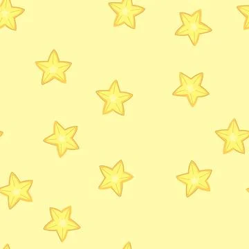 Seamless pattern shape star cartoon vector Illustrazione stock