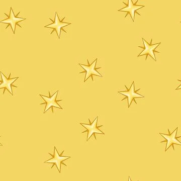 Seamless pattern shape star cartoon vector イラスト素材