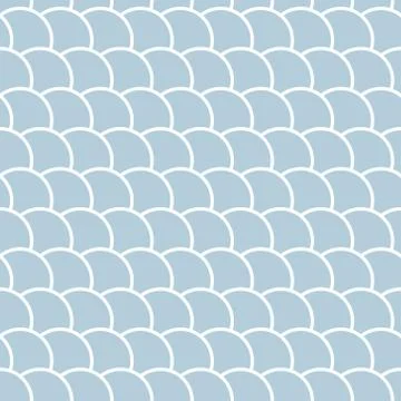 Seamless pattern in the shape of a wave Stock Illustration