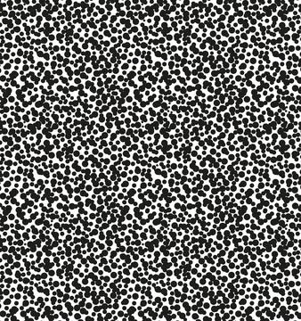 Seamless pattern. Shapeless circles and dots of different sizes. Stock Illustration