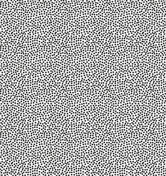 Seamless pattern. Shapeless circles and dots of different sizes. Illustrazione stock