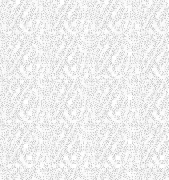 Seamless pattern. Shapeless circles and dots of different sizes. Illustrazione stock