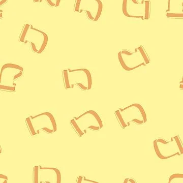 Seamless pattern shapes cookie cutter cartoon vector イラスト素材