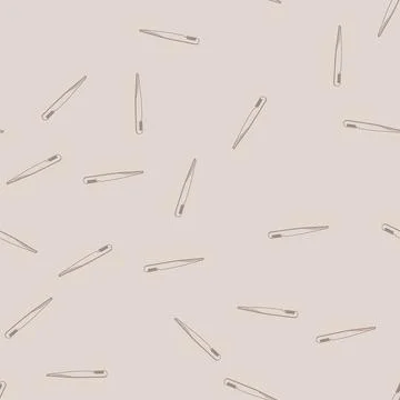 Seamless pattern shaping eyebrow tweezers cartoon vector Stock Illustration