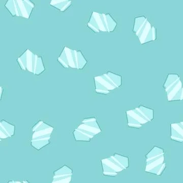 Seamless pattern sharp glass broken shard cartoon vector 스톡 일러스트