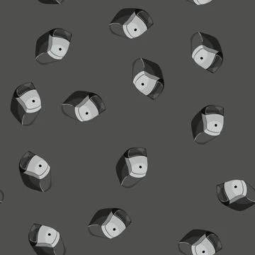 Seamless pattern sharp pencil sharpen cartoon vector 스톡 일러스트