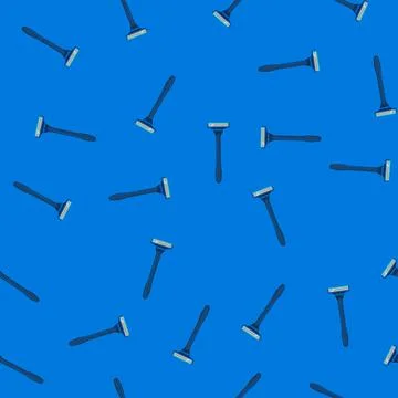 Seamless pattern sharp shaver cartoon vector Stock Illustration