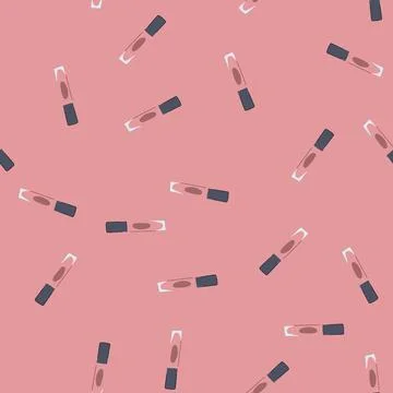 Seamless pattern sheer lip gloss cartoon vector 스톡 일러스트