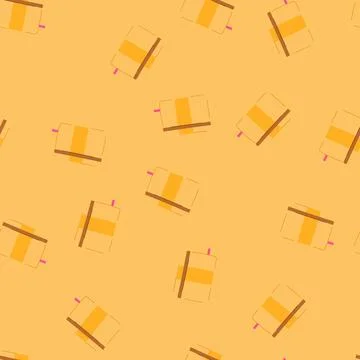 Seamless pattern sheet notebook cartoon vector Stock Illustration