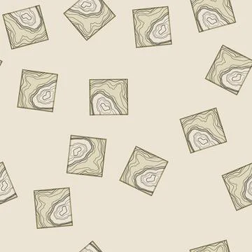 Seamless pattern shelf sea topogrphic cartoon vector イラスト素材