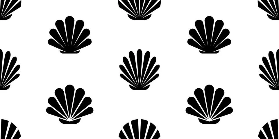 Seamless pattern with Shell イラスト素材