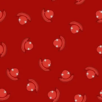 Seamless pattern shield firefighter helmet cartoon vector Stock Illustration