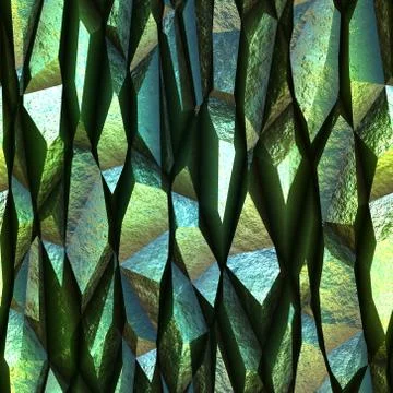 Seamless  pattern  of shine crystals Stock Illustration