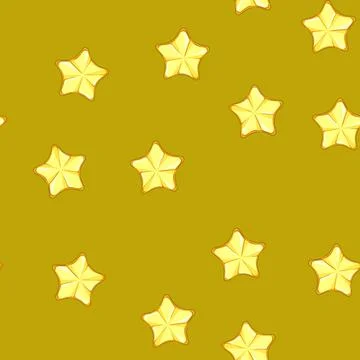 Seamless pattern shine star cartoon vector Stockillustratie
