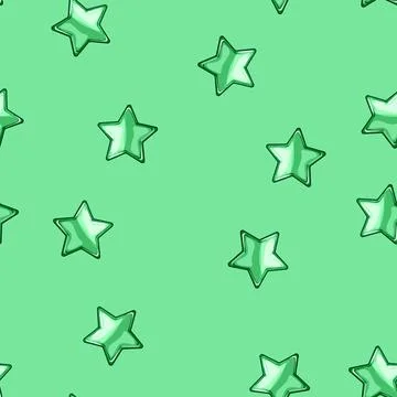 Seamless pattern shiny glass button cartoon vector 库存插图