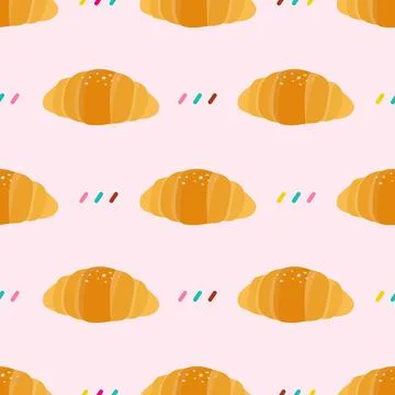 Seamless pattern of shio pan Stock Illustration