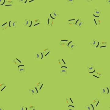 Seamless pattern shock taser gun cartoon vector Stock Illustration