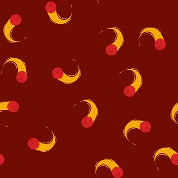 Seamless pattern shoot speed basketball ball cartoon vector Stock Illustration