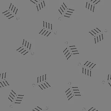 Seamless pattern shop hanger clothes cartoon vector Stock Illustration