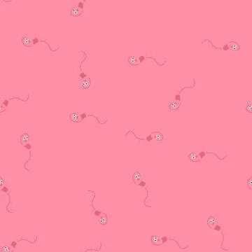 Seamless pattern show worm cartoon cartoon vector Stock Illustration