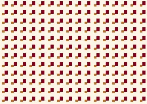 Seamless pattern showcasing a repetitive grid of pixelated Illustrazione stock