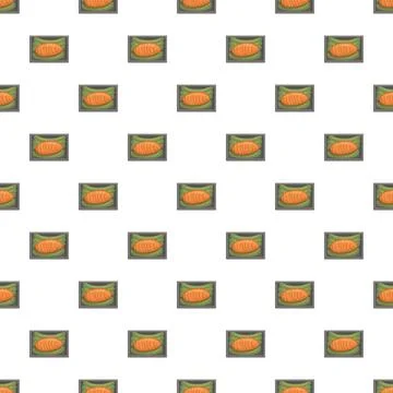 Seamless pattern showing airplane meal trays 스톡 일러스트