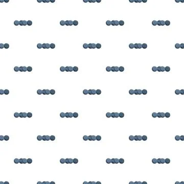 Seamless pattern showing four interconnected blue circles Ilustración de archivo