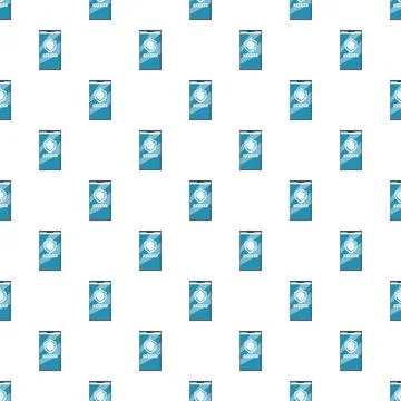 Seamless pattern showing smartphone cyber security protection Stock Illustration
