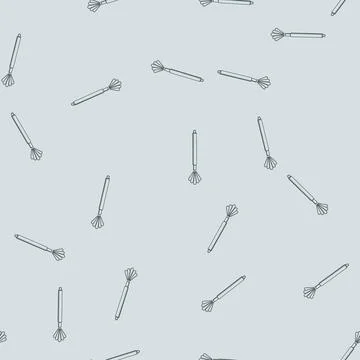 Seamless pattern shredder coconut scraper tool cartoon vector Stock Illustration