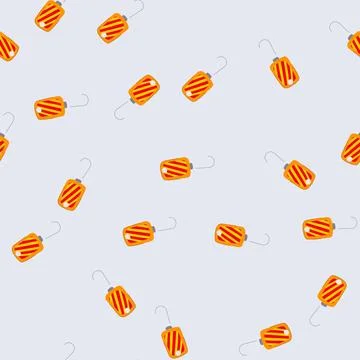 Seamless pattern sign crane hook cartoon vector Illustrazione stock