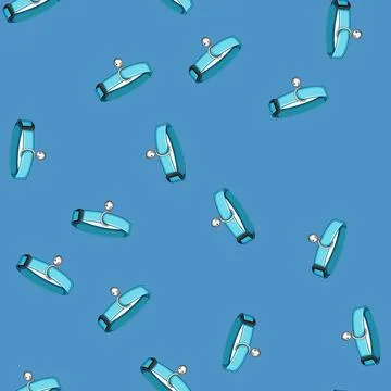 Seamless pattern sign pet collar cartoon vector Stock Illustration