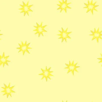 Seamless pattern sign star cartoon vector Illustrazione stock