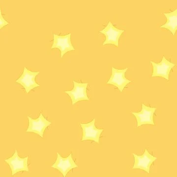Seamless pattern silhouette star cartoon vector Illustrazione stock