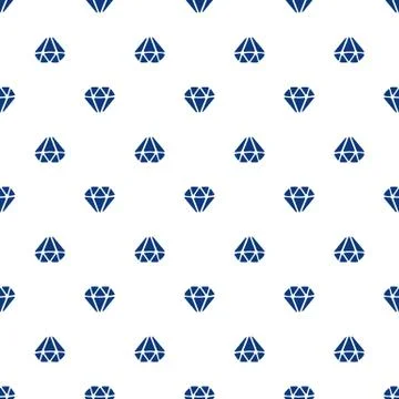 Seamless pattern with silhouettes of diamonds directed up and down Stock Illustration