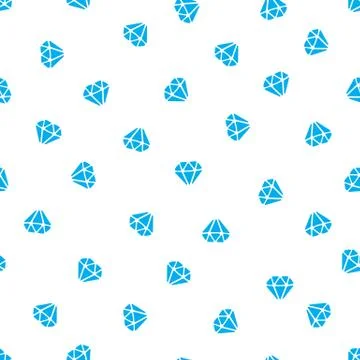 Seamless pattern with silhouettes of falling diamonds Stock Illustration