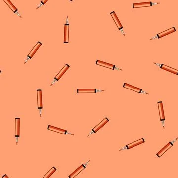 Seamless pattern Silicone sealant tube for construction and repair work イラスト素材