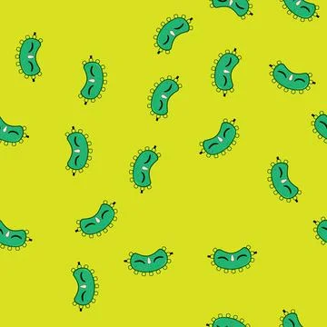 Seamless pattern silk sleep mask eye cartoon vector Stock Illustration
