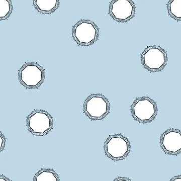 Seamless pattern siltransistor microchip frame cartoon vector Stock Illustration