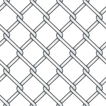 Seamless pattern with silver mesh netting Stock Illustration