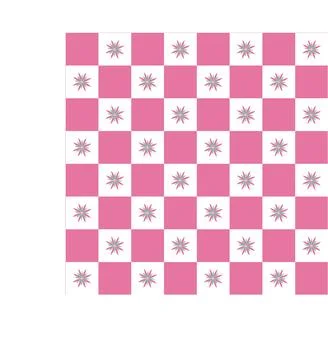 Seamless pattern of simple flowers and plant elements. Vector illustration .. Stock Illustration