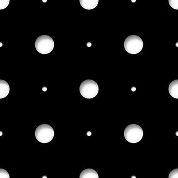 Seamless Pattern with Simple Geometrical Forms Illustrazione stock