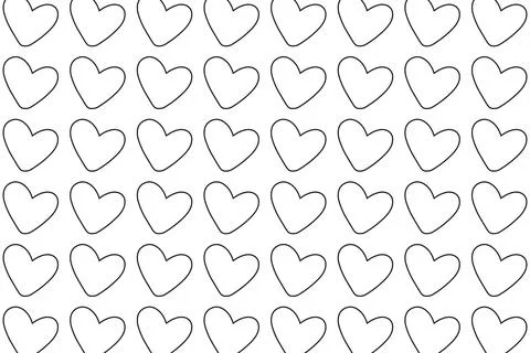 Seamless pattern of simple heart shapes perfect for background design Illustrazione stock