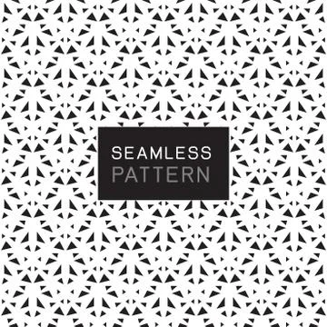 Seamless pattern with simple line geometric concept on white background. Stock Illustration