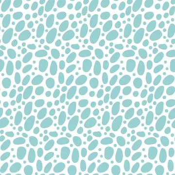 Seamless Pattern - simple Pebble cobblestone background on white background Stock Illustration