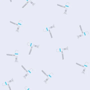 Seamless pattern siphon waste drain trap cartoon vector Stock Illustration