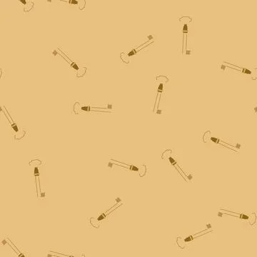Seamless pattern skeleton key depicting access, secret, and solution concept Illustration