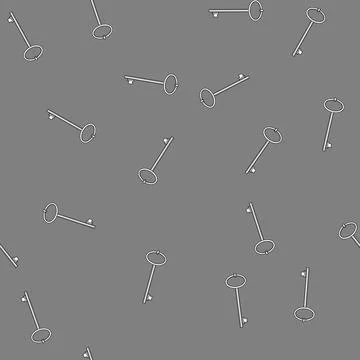 Seamless pattern Skeleton key symbolizing access, unlocking ideas and secrets Illustrazione stock