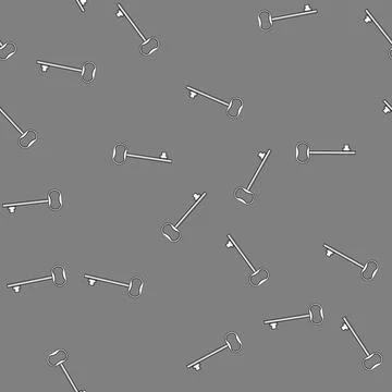 Seamless pattern Skeleton key unlocking secrets and finding solutions イラスト素材