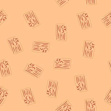 Seamless pattern skills suture practice pad cartoon vector Stock Illustration