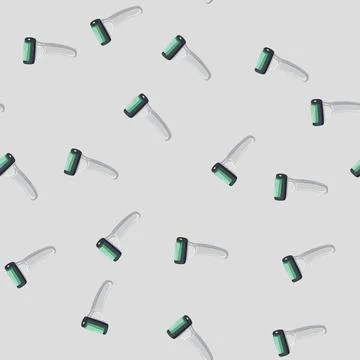 Seamless pattern skin callus remover cartoon vector 스톡 일러스트